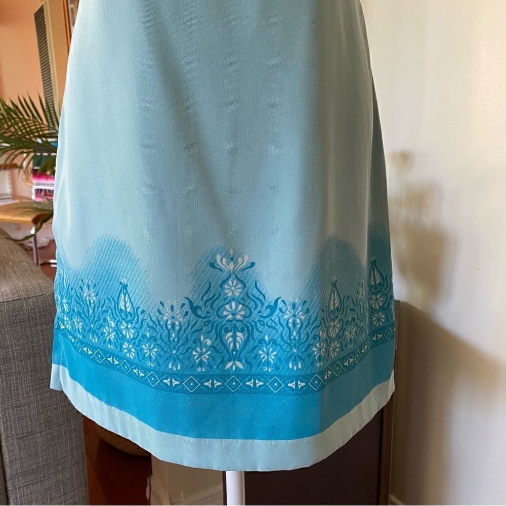 Vintage Rampage Turquoise Mini Spaghetti Strap Dress Size 9 Juniors - Picture 5 of 13